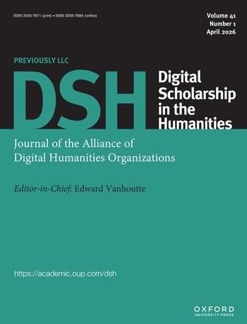 digital scholarship in the humanities cover